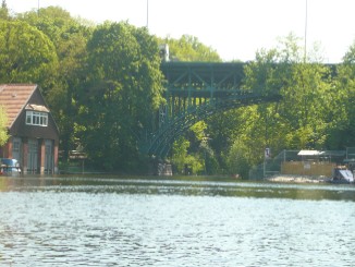 Berlin Spandau, Tour ca. 3 Stunden ab Boots vermietung durch Grimnitzsee, Stlpchensee, Klein Venedig; Bild 22-1